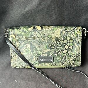 Sakroots Thea Phone Crossbody Wristet Wallet/Circle Olympic Smartphone Crossbody